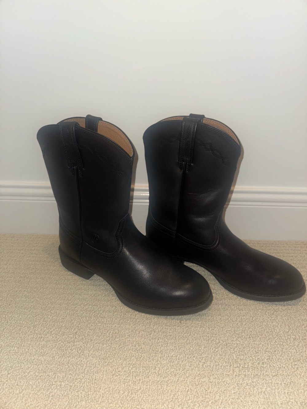 NEW! Ariat Men's Black Leather Boot